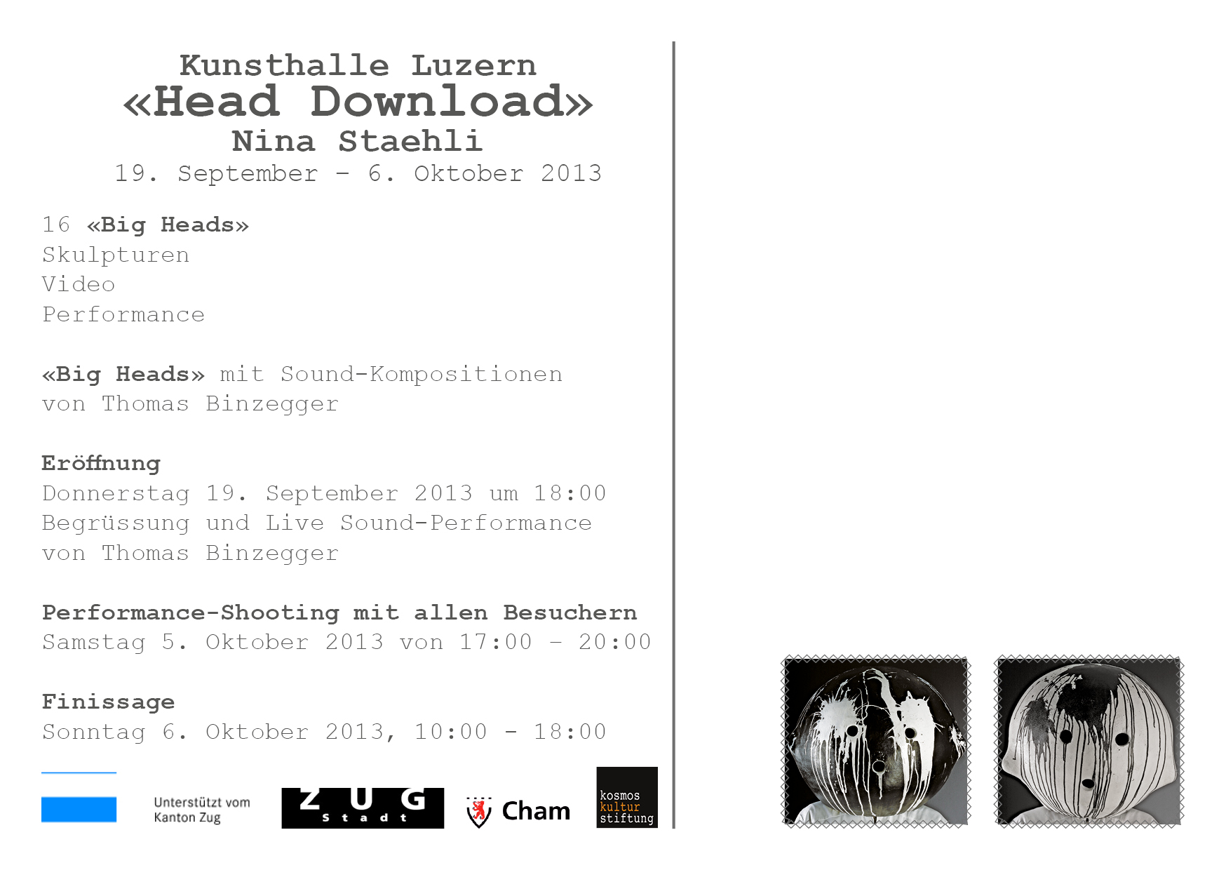 Nina Staehli Kunsthalle Luzern