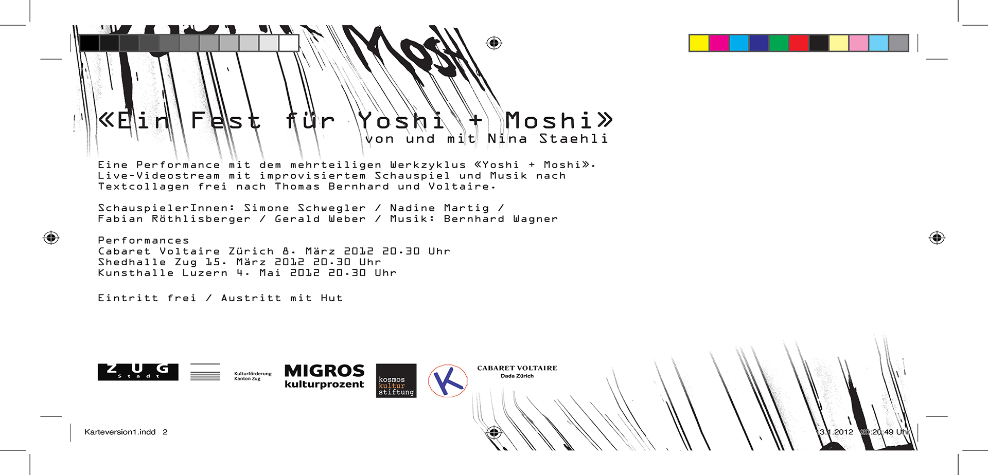 Nina Staehli Una festa per Yoshi e Moshi